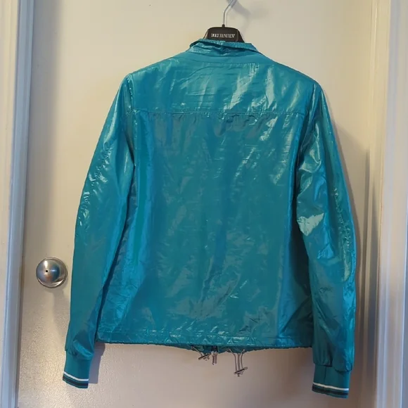 Geox Turquoise Zip-Up Jacket - Picture 6 of 6
